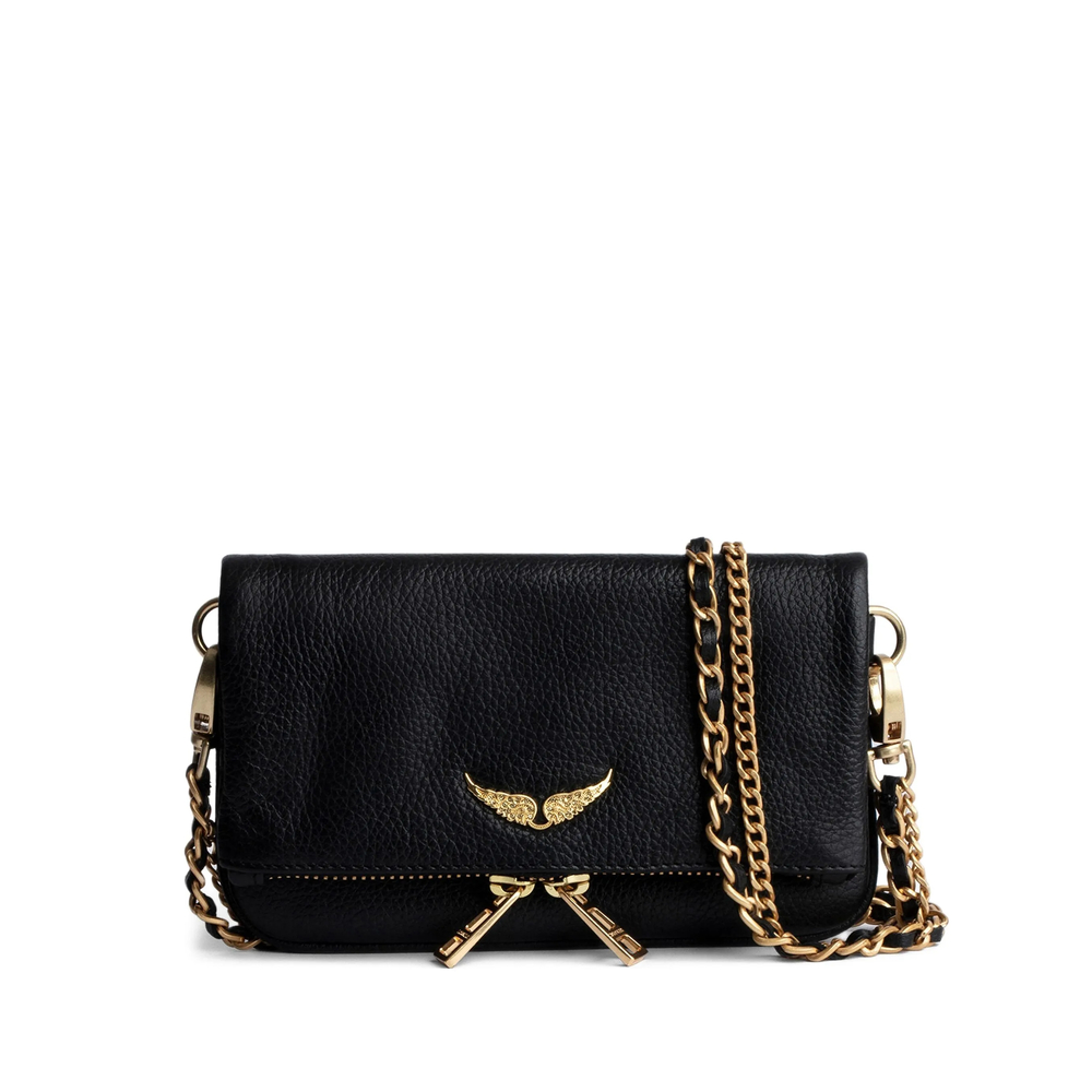 Zadig & Voltaire Mini Rock Nano Grained Leather Cross Body Bag