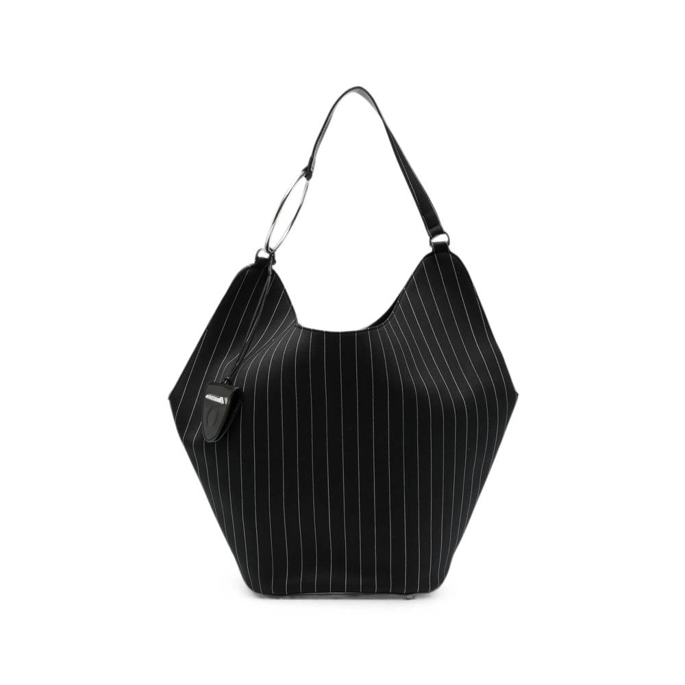 Dondup Large Pinstripe Tote Bag