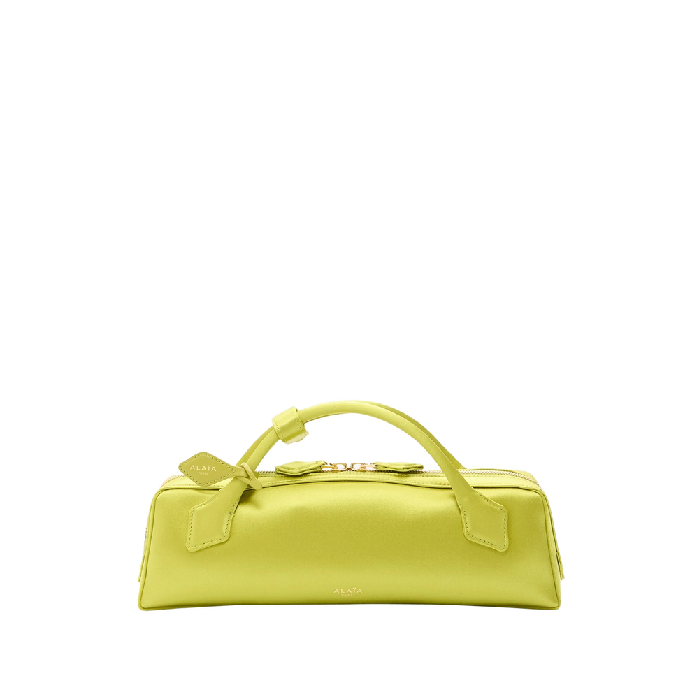 Alaïa Le Teckel Handle Satin Clutch Bag