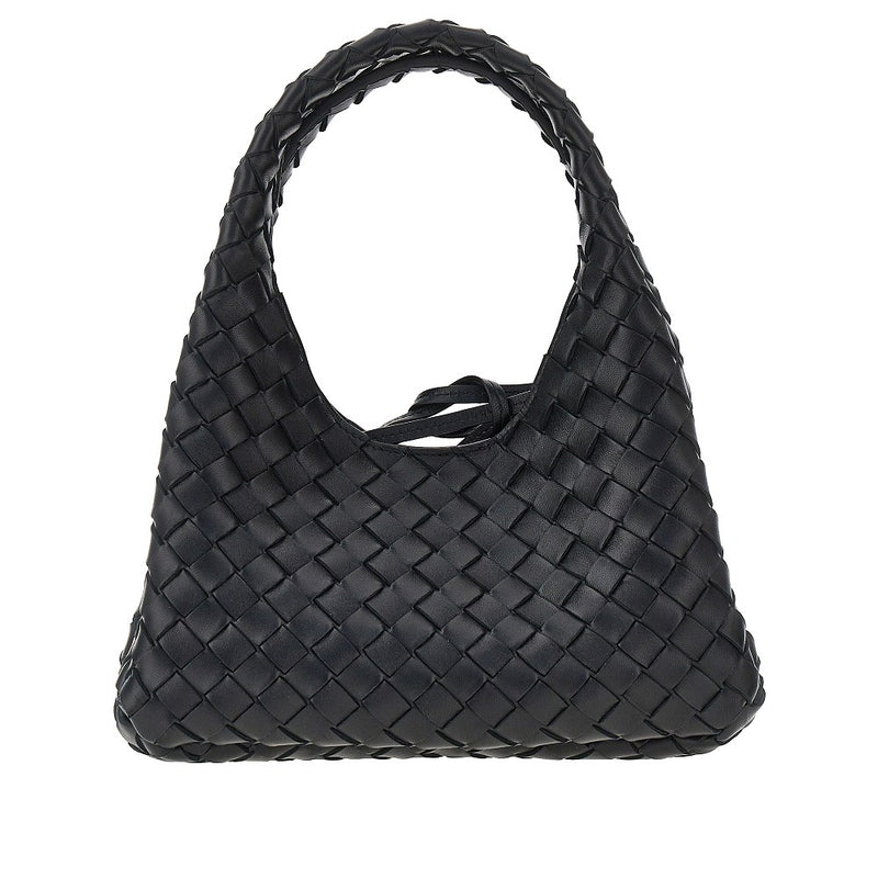 Borsa 'Campana' piccola in nappa Intrecciato