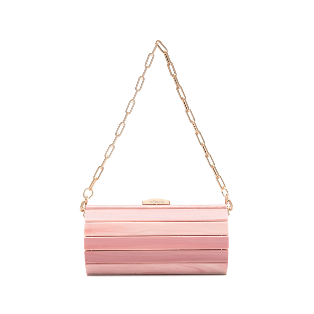 Cult Gaia Mini Rolie Polie Chain Clutch Bag