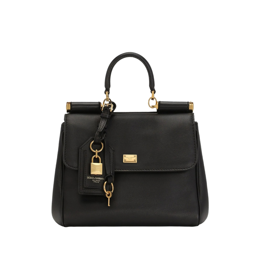 Dolce & Gabbana My Sicily Leather Tote Bag
