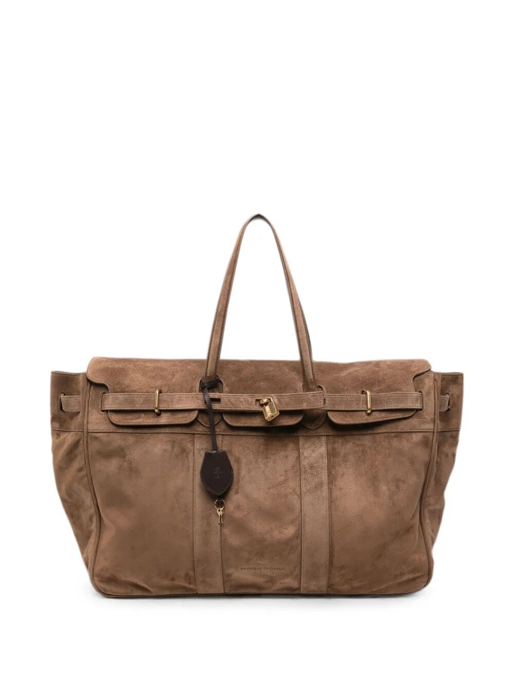 BRUNELLO CUCINELLI Travel Bag Leather "Vintage Travel Bag"