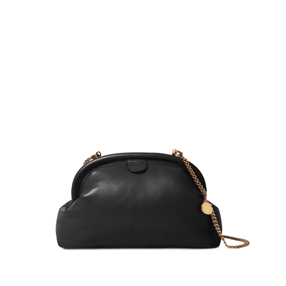 Stella Mccartney Falabella Padded Soft Clutch Bag With Chain