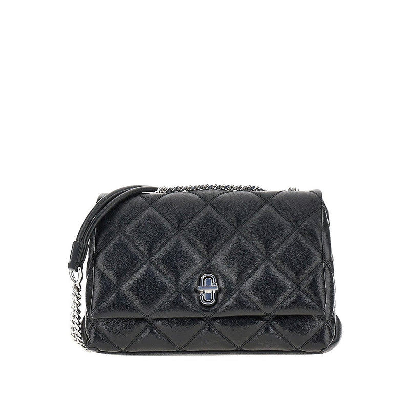 Borsa 'Dual' piccola in pelle trapuntata