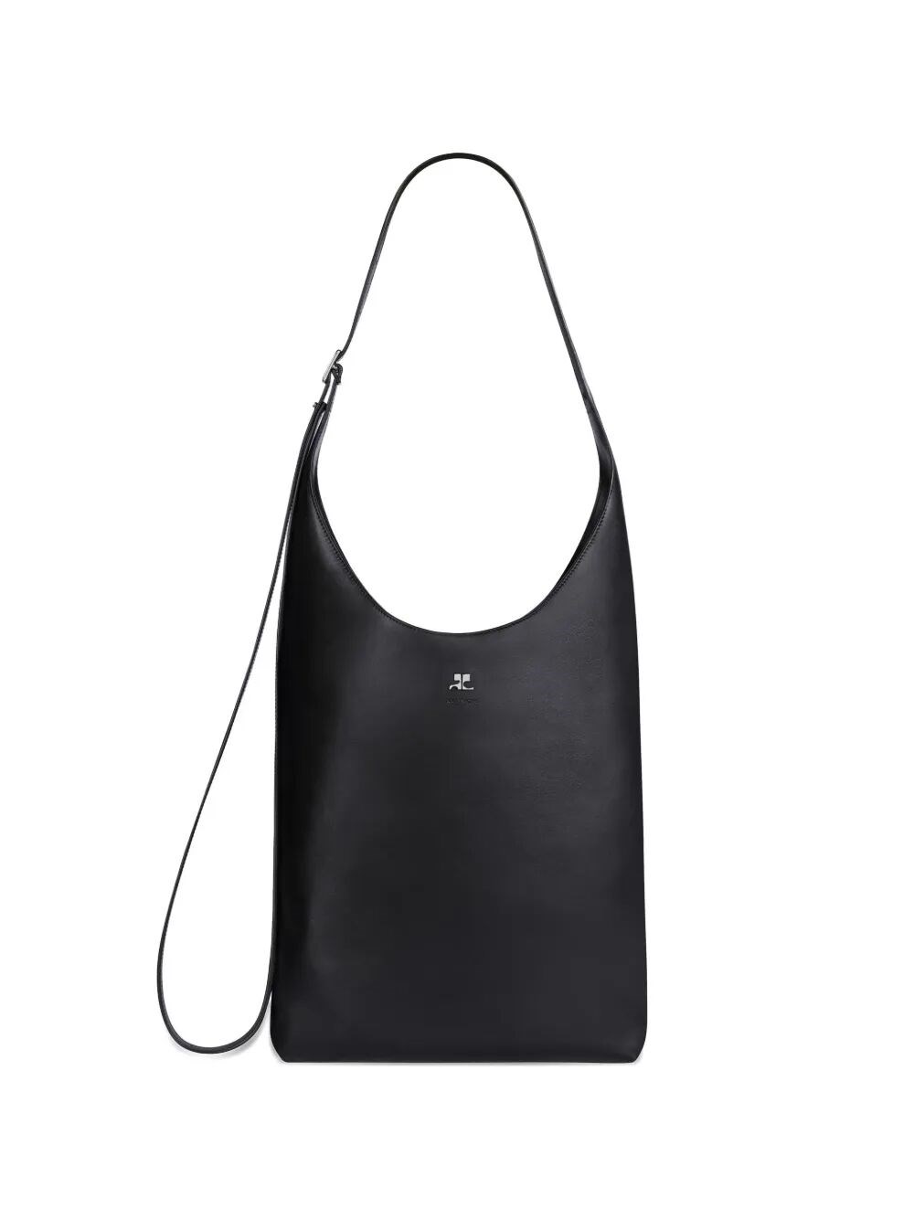 COURREGES Large "Melt" Leather Tote Bag