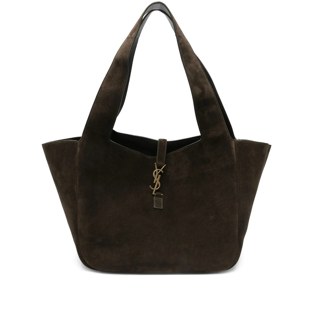 Saint Laurent Le 5 à 7 Bea Suede Logo-plaque Tote Bag