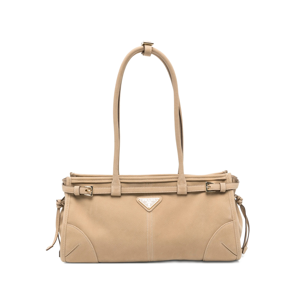 Prada Bonnie Medium Nubuck Leather Tote Bag