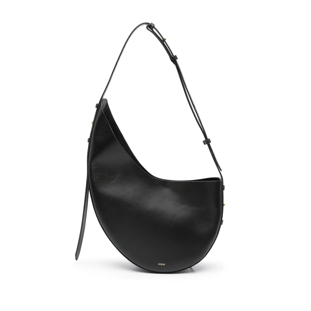 Soeur Winona Asymmetrical Leather Shoulder Bag