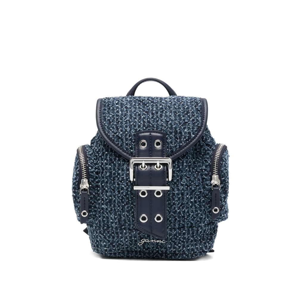 Ganni Buckle Zip Backpack