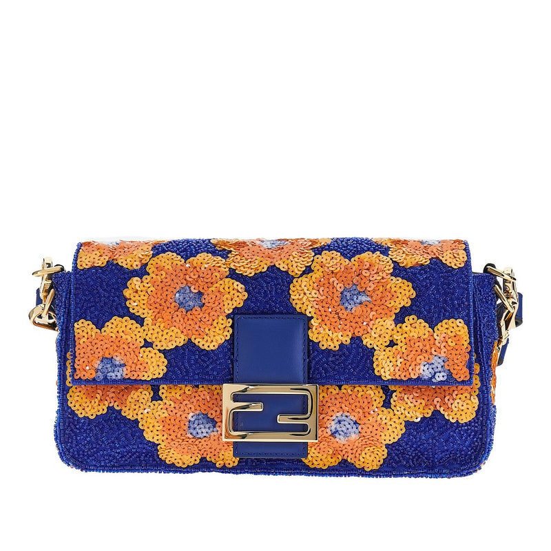 Borsa 'Baguette' con paillettes