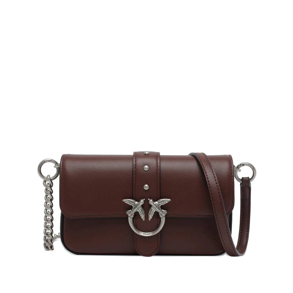 Pinko Love One Leather Cross Body Bag