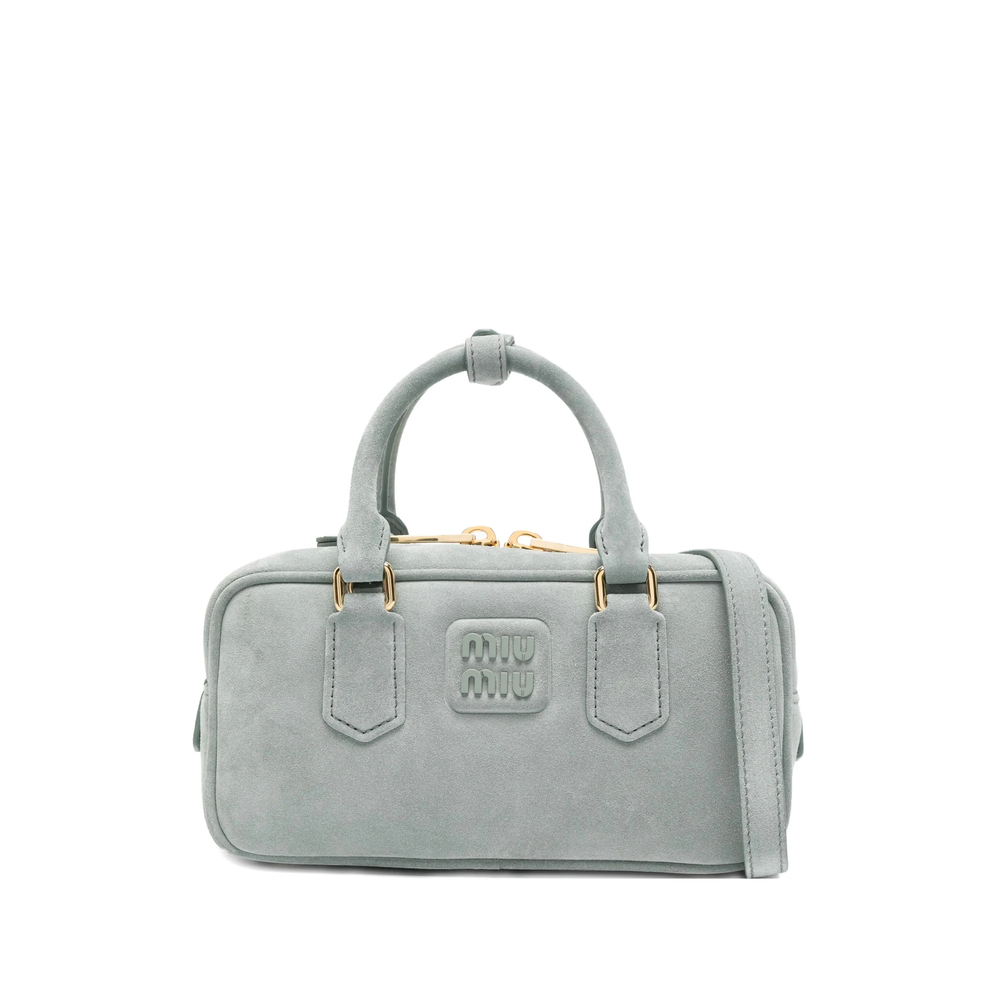 Miu Miu Arcadie Top-handle Suede Satchel