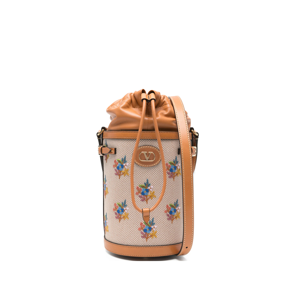 Valentino Garavani Floral-pattern Bucket Bag