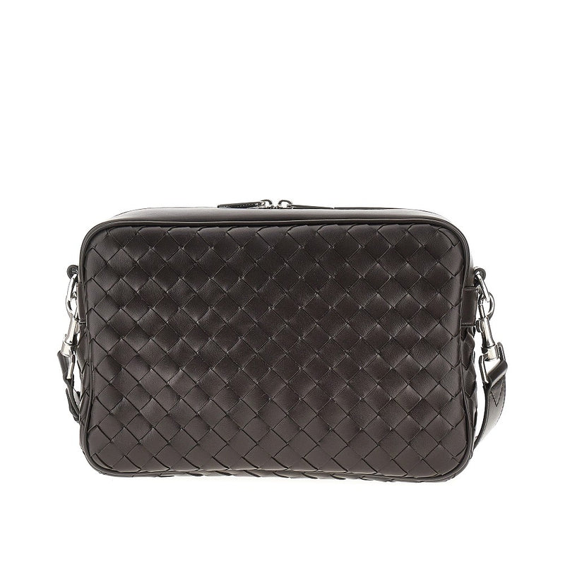 Camera bag in pelle Intrecciato