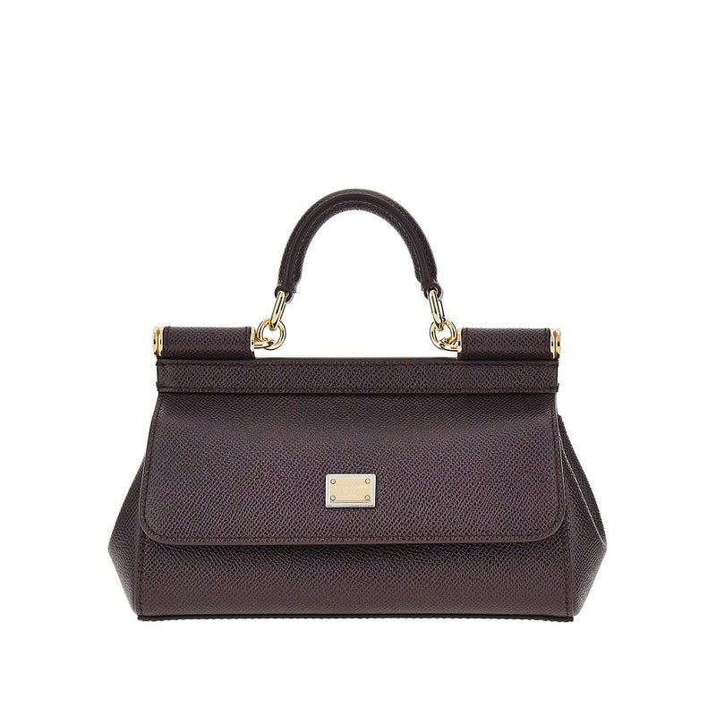 Borsa 'Sicily' piccola in pelle Dauphine