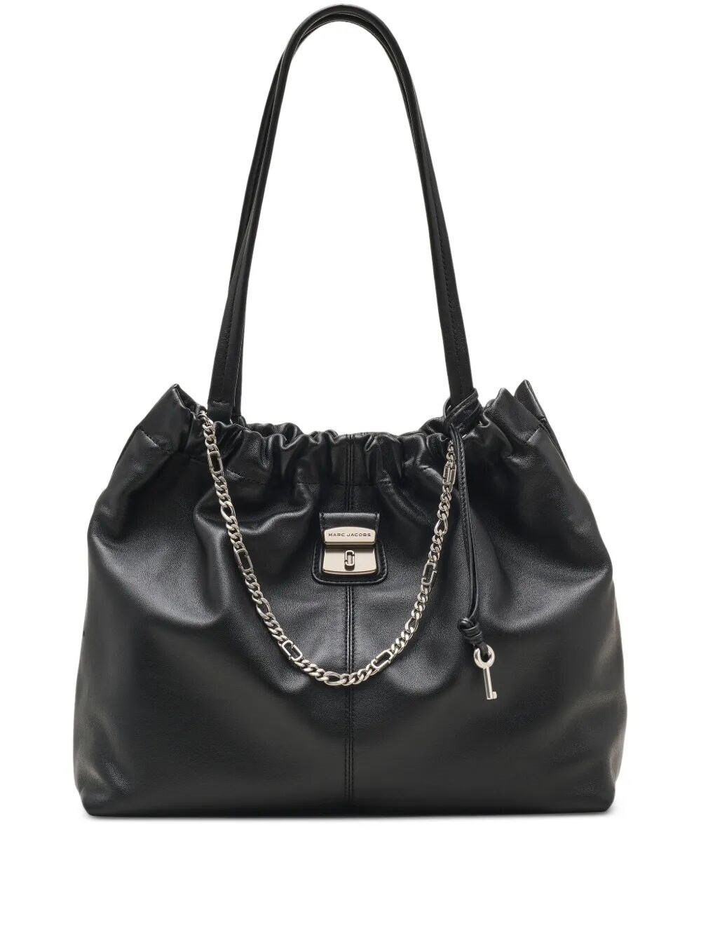 MARC JACOBS Handbag Leather Black "The Tote Cristina"