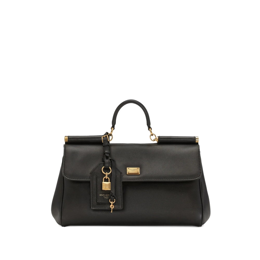 Dolce & Gabbana Medium My Sicily Handbag In Plongé Calfskin