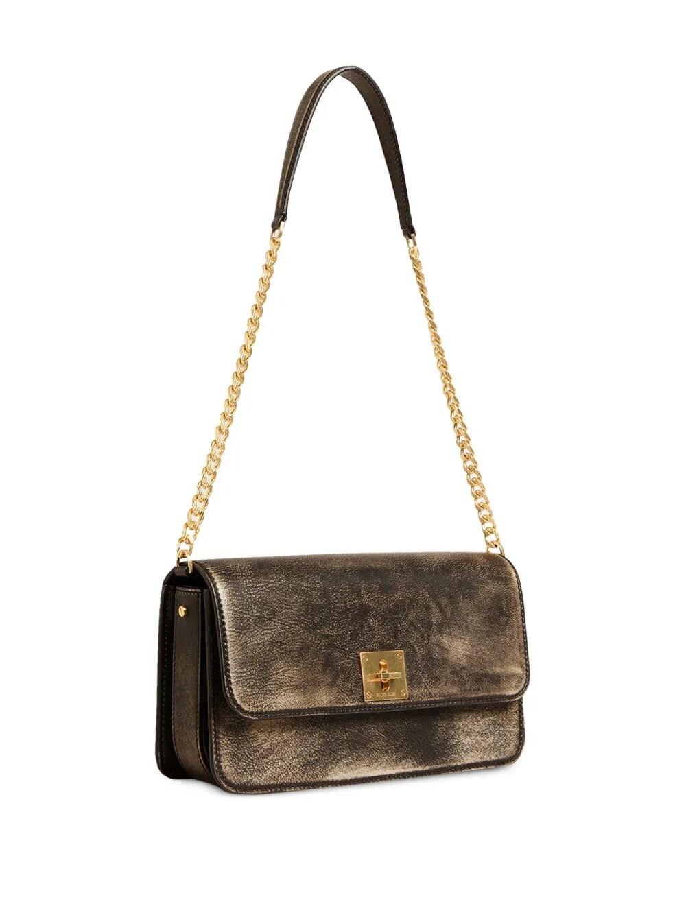 GOLDEN GOOSE "Gioia" Bag Distressed Bull Leather Body