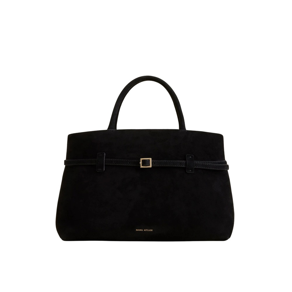 Manu Atelier Le Cambon 35 Suede Tote Bag
