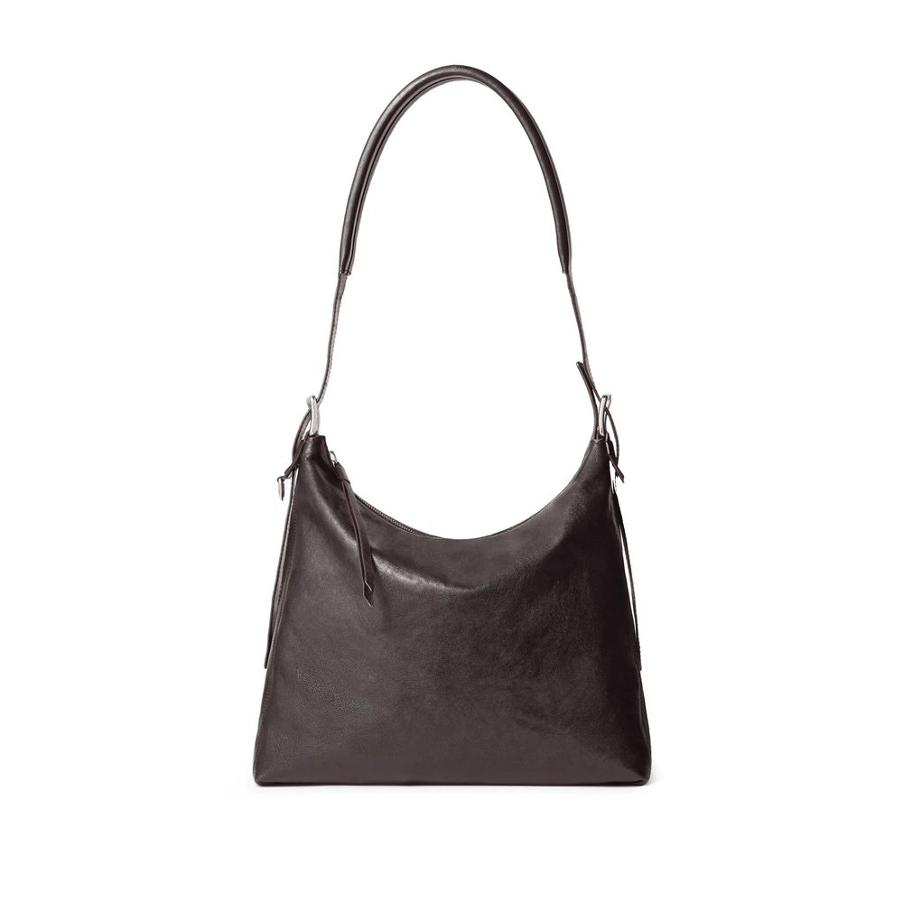 Lemaire Small Belted Shoulder Bag In Leather