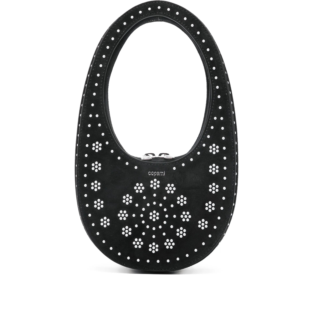 Coperni Mini Swipe Floral-stud Tote Bag