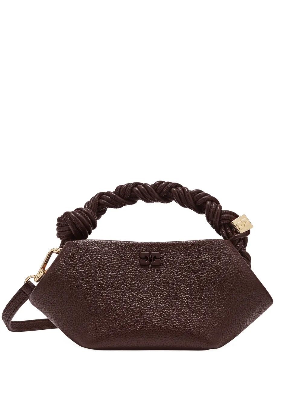 GANNI Handbag Braided Handle "Ganni Bou"