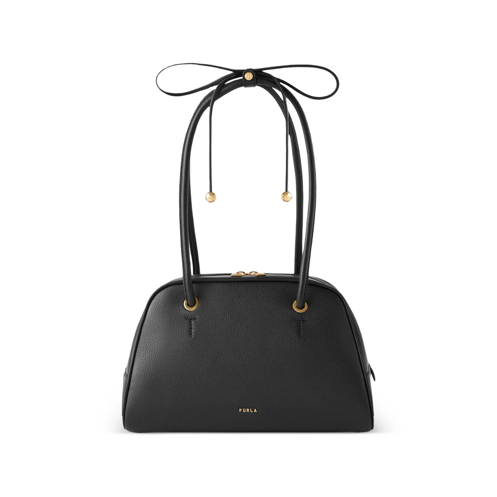 Furla M Poppy Dome Bow-detail Shoulder Bag