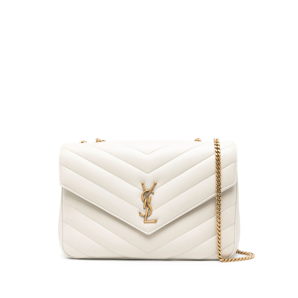 Saint Laurent Large LouLou Leather Shoulder Bag