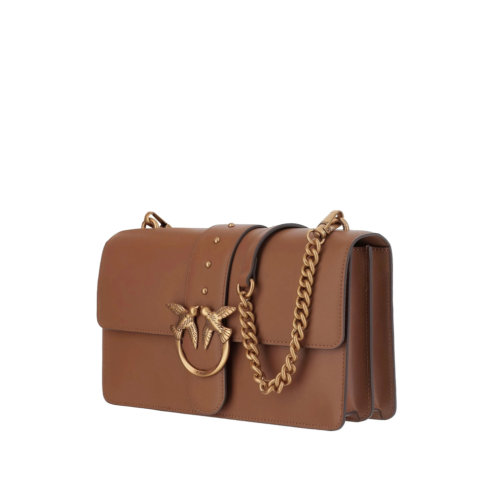 Pinko Love Bag One Medium Handbag In Leather