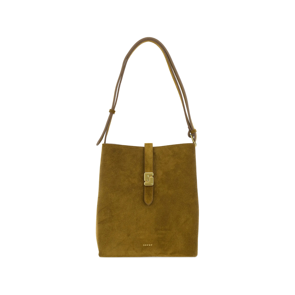 Soeur Buckle Strap Shoulder Bag