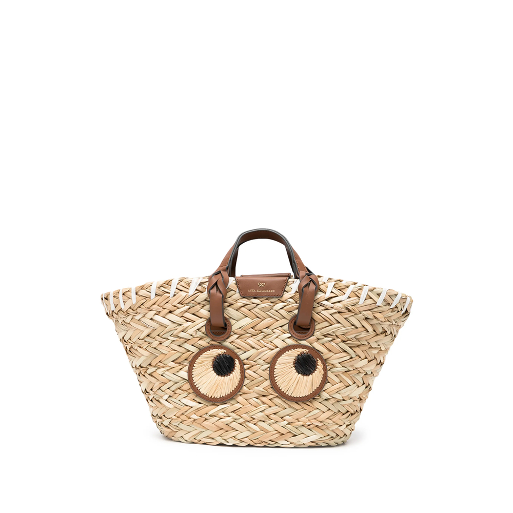 Anya Hindmarch Eyes Seagrass Straw Bag