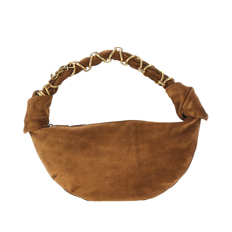 Borsa hobo 'Amalia' mini in pelle scamosciata
