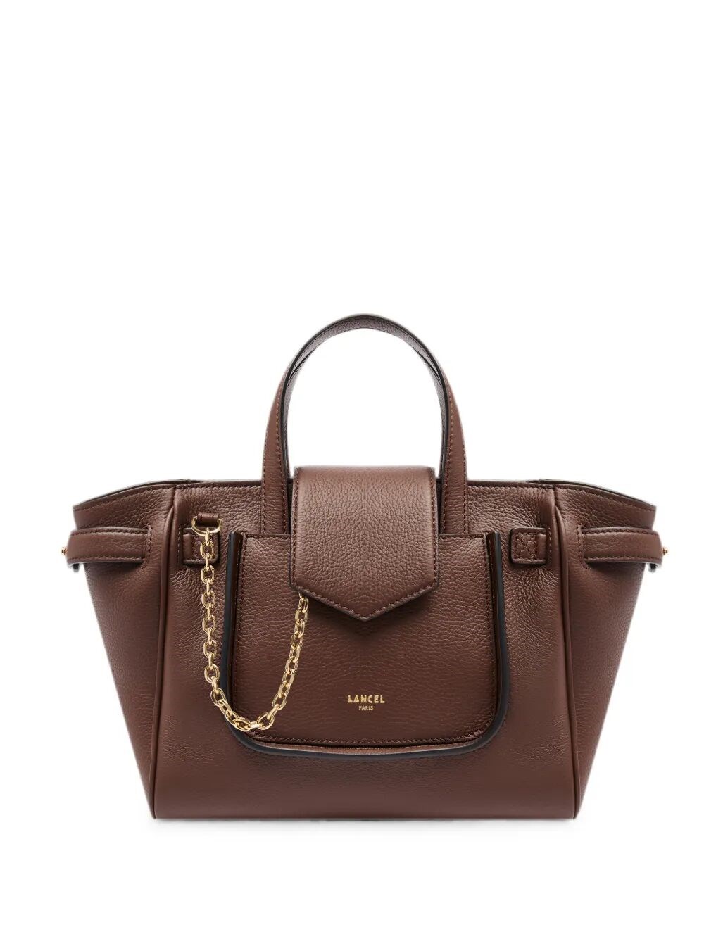 LANCEL Handbag Small Grained Leather Bag