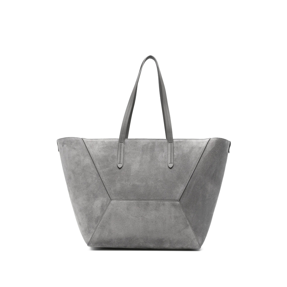 Brunello Cucinelli BC Duo Bag In Suede With Monili