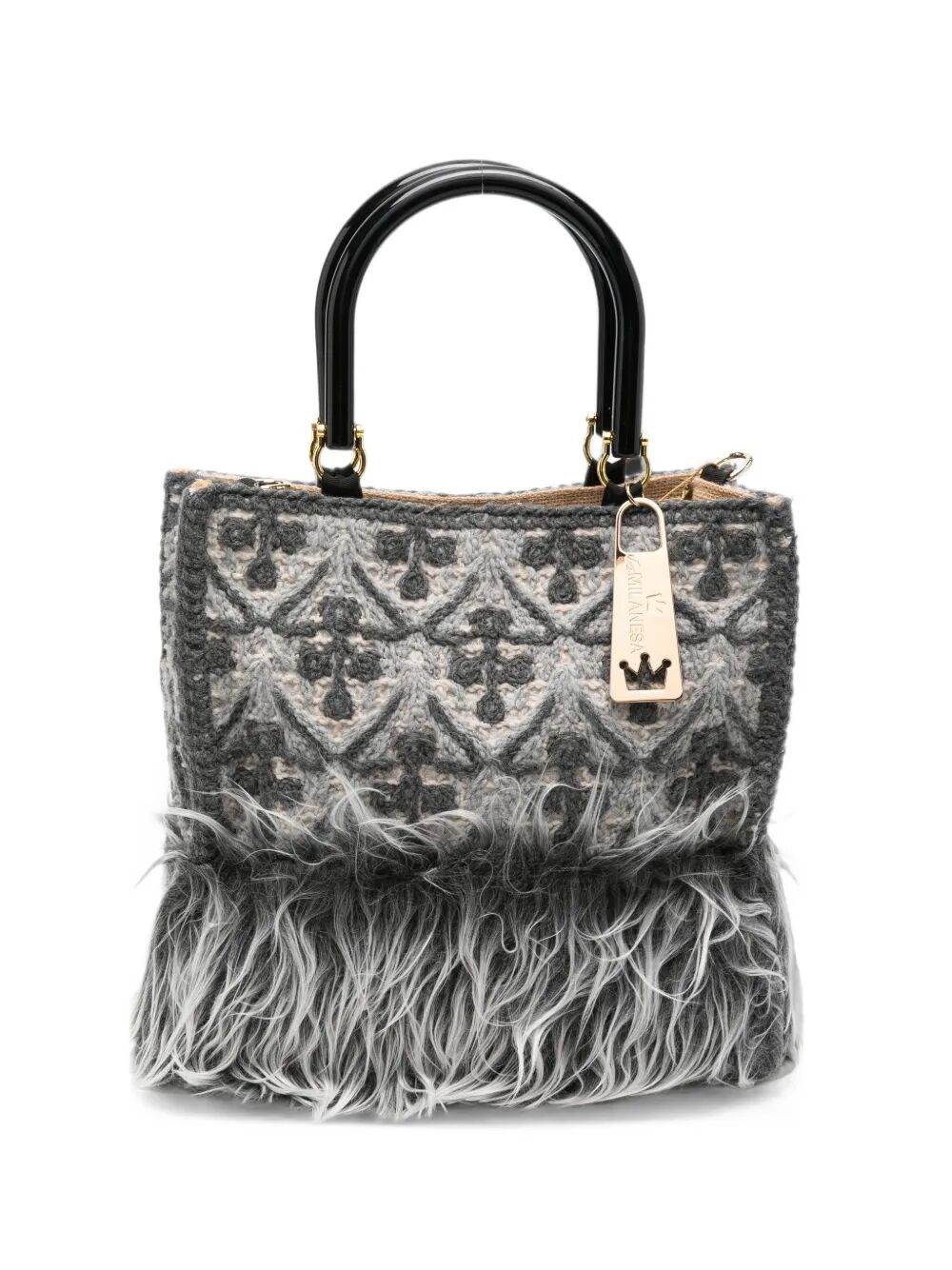 LA MILANESA Handbag Medium Crochet Bag "Lady"