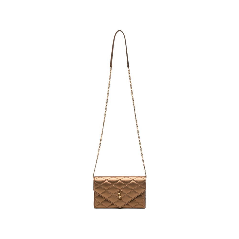 Saint Laurent Paris Quilted-leather Mini Crossbody Bag