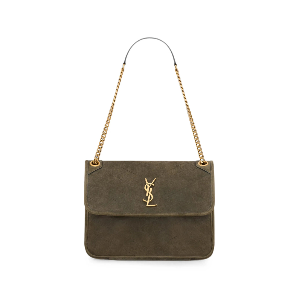 Saint Laurent Niki Tripouch Logo-plaque Shoulder Bag