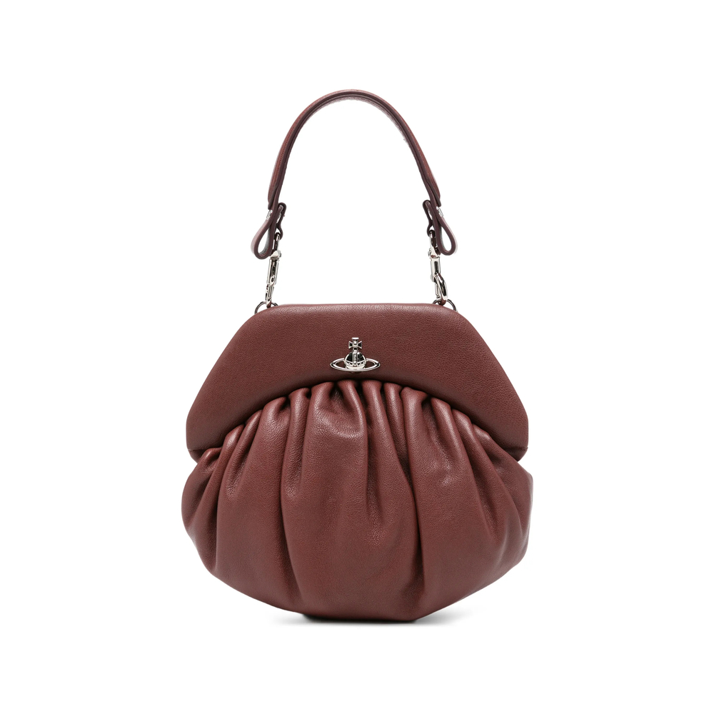 Vivienne Westwood Brooke Leather Clutch Bag