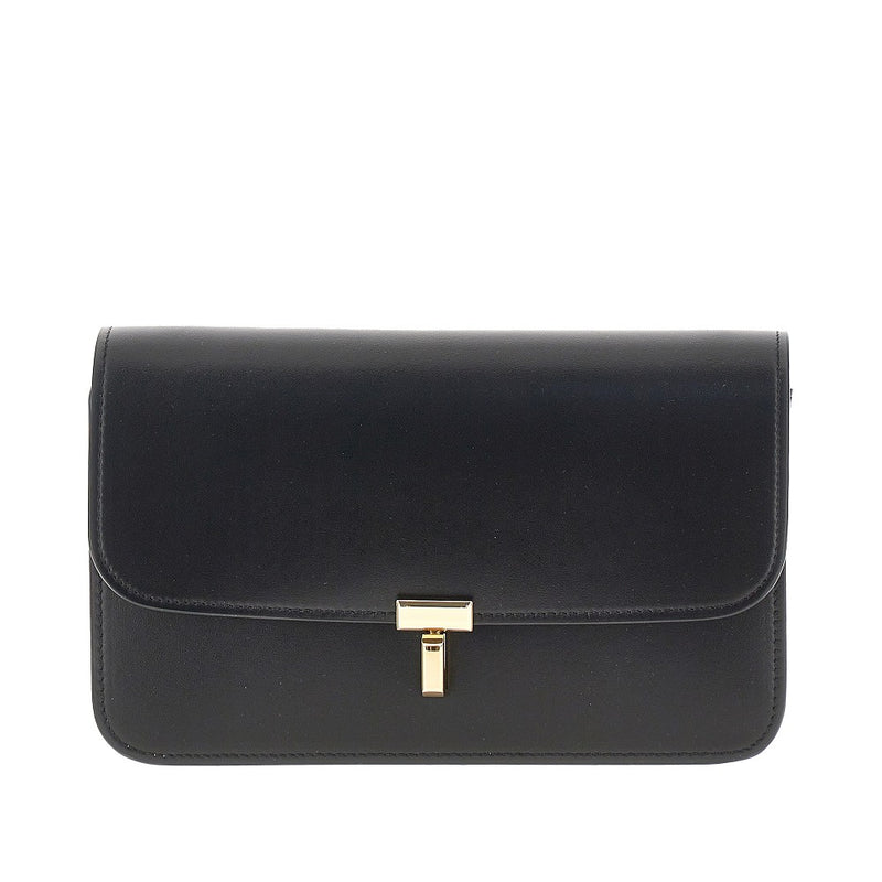 Pochette 'T-Lock' in pelle con tracolla