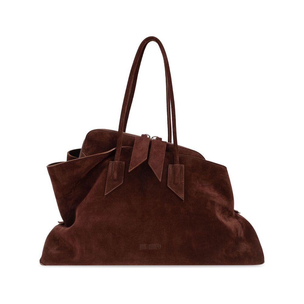 The Attico La Passeggiata Medium Suede Tote Bag