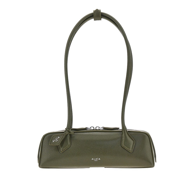 Borsa 'Le Teckel' piccola in pelle granata