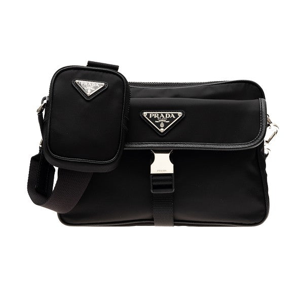 Borsa a tracolla in Re-Nylon