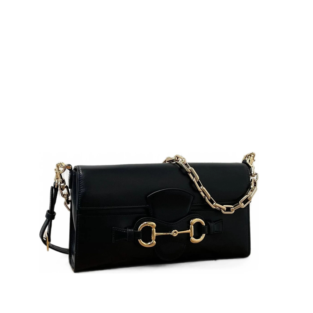 Gucci Horsebit Ristretto Medium Shoulder Bag
