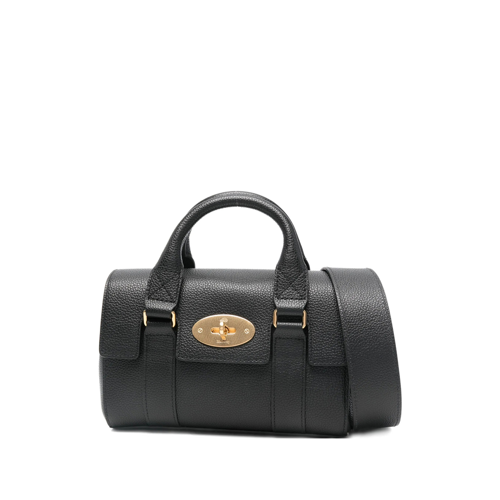 Mulberry Mini Bayswater Grained-leather Tote Bag