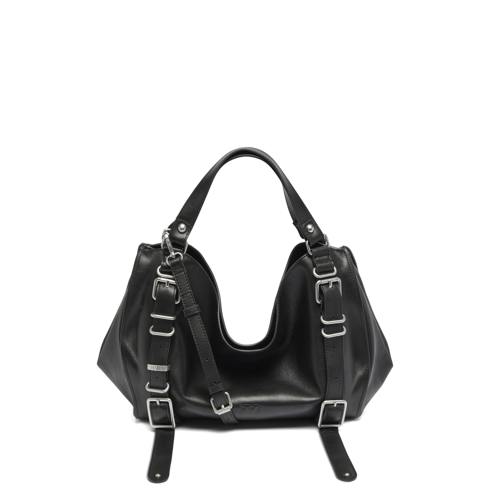 Diesel D-One-Medium Top-handle Bag In Treated-leather