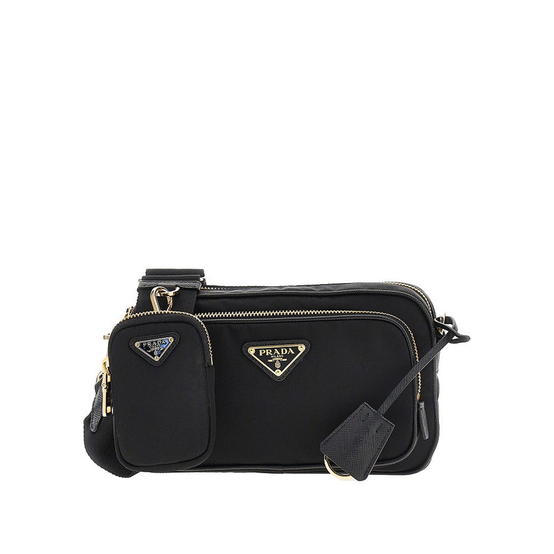 Borsa a tracolla mini in Re-Nylon