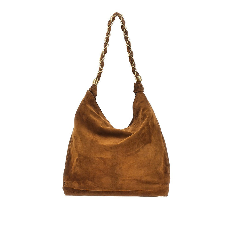 Borsa 'Amalia' in pelle scamosciata