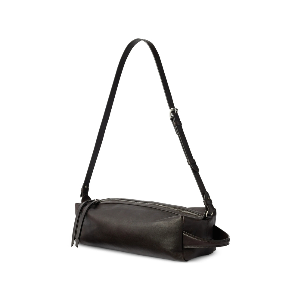 Lemaire Care Shoulder Bag In Nappa Lambskin