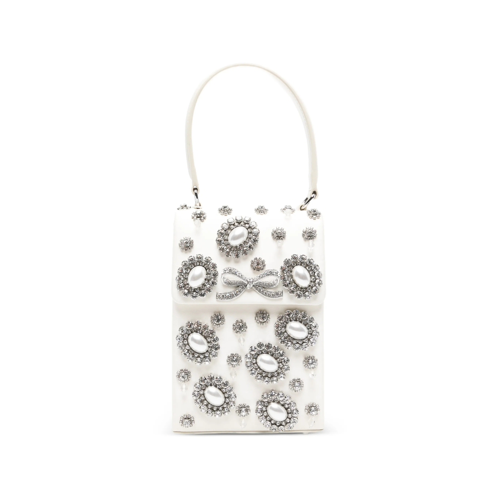 Self-portrait Bow-embellished Tote Bag